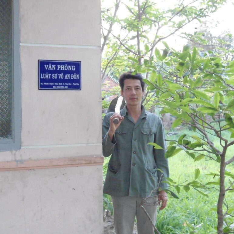 Vo An Don, Vietnamese human rights lawyer,