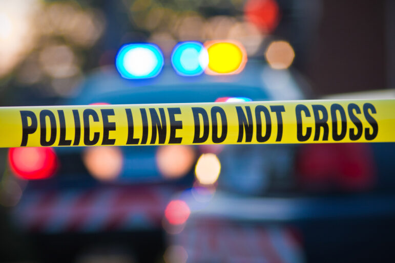 Shallow,Depth,Of,Field,Image,Taken,Of,Yellow,Law,Enforcement