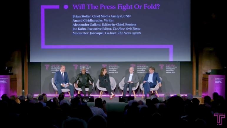Harry Evans Summit Will the Press Fight or Fold?